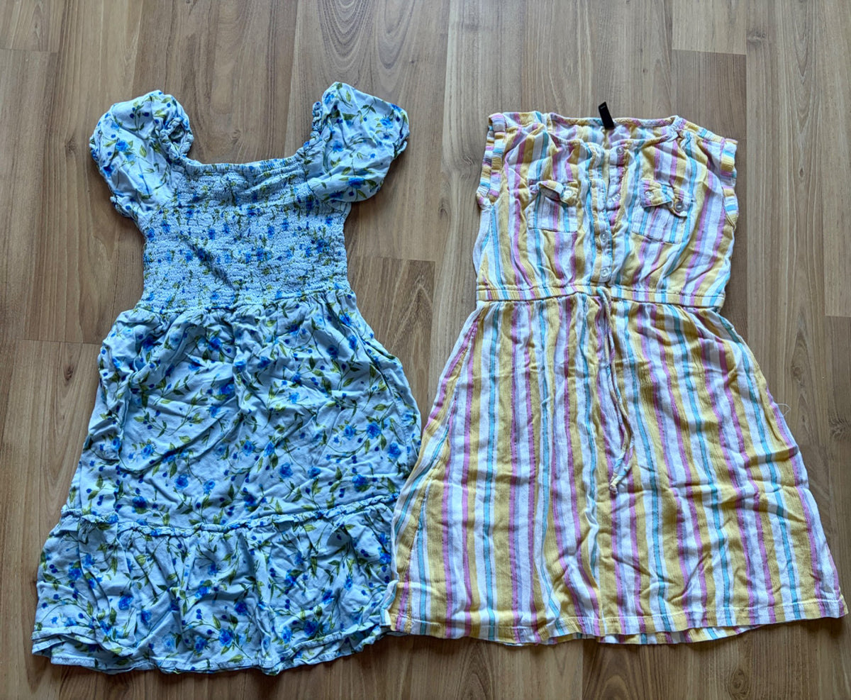2X short sleeved light flowy dresses , Kids 8