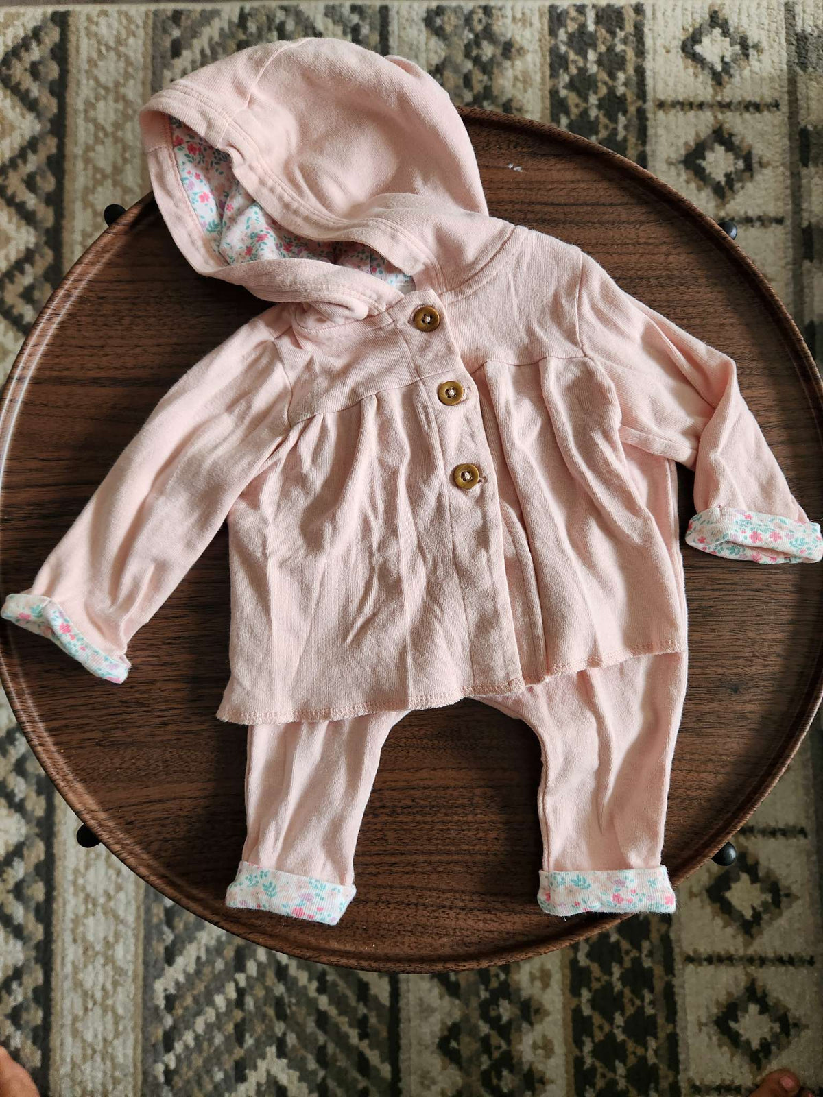 Carter's Pink 3m Set, Kids 3 Month (0-3M)