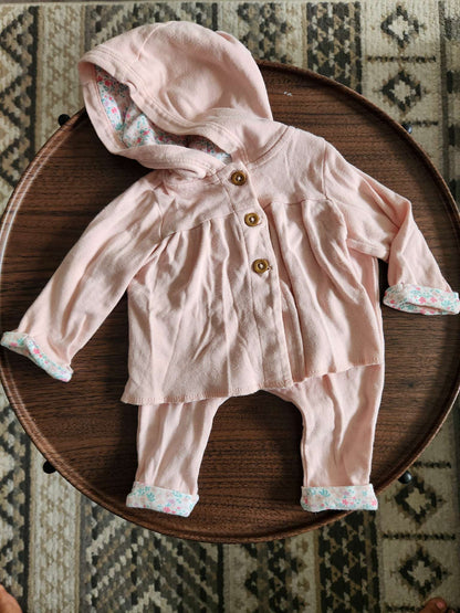 Carter's Pink 3m Set, Kids 3 Month (0-3M)
