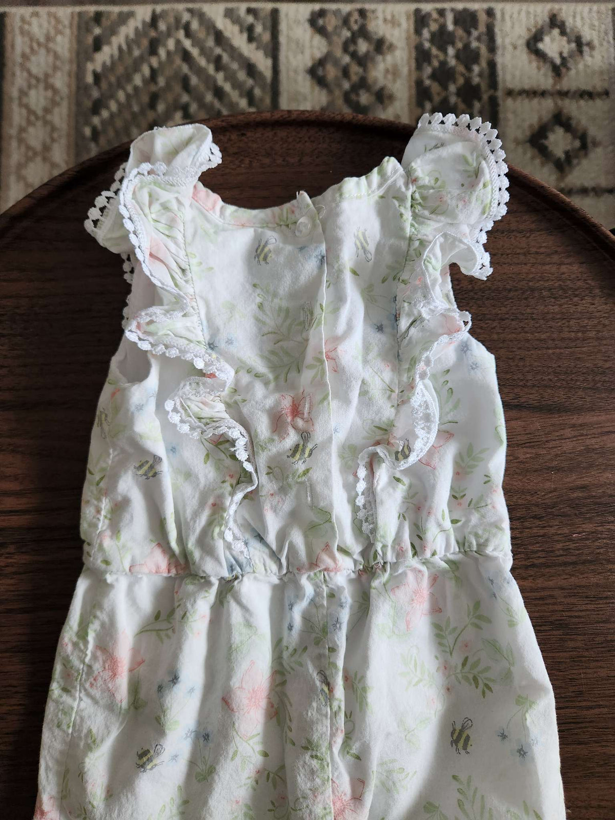 Little Me Floral Jumpsuit 3-6m, Kids 6 Month (3-6M)