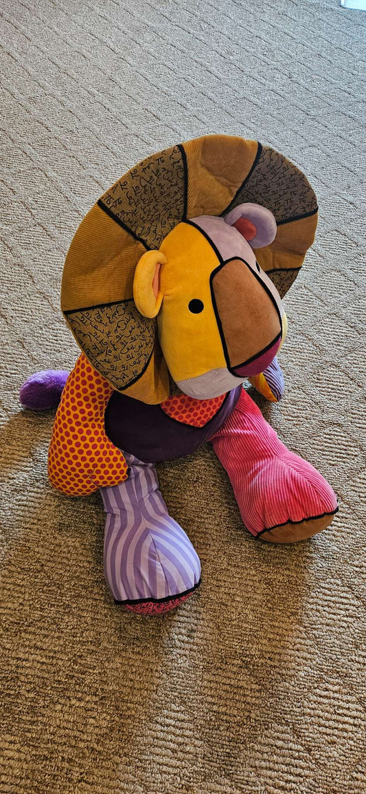Romero Britto Pop Plush "Leonardo" Lion