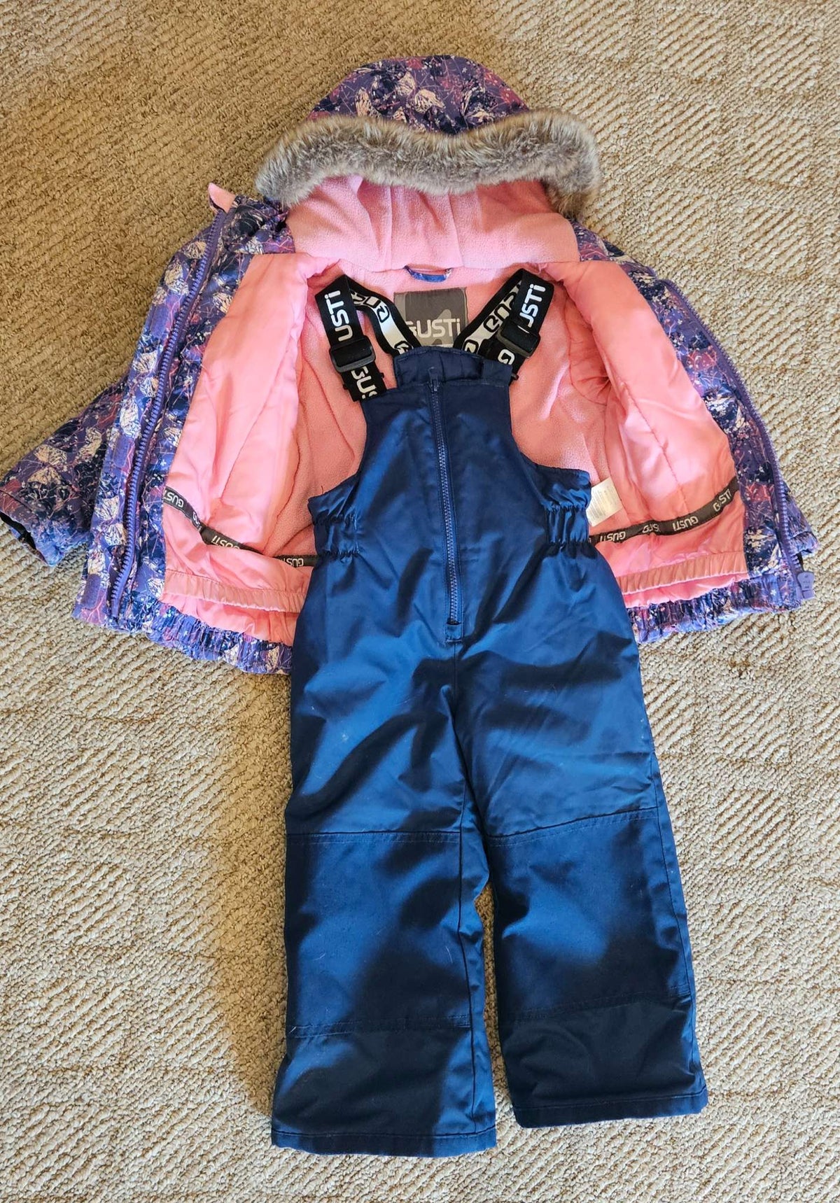 Gusti Girls Snowsuit 4T, Kids 4/4T
