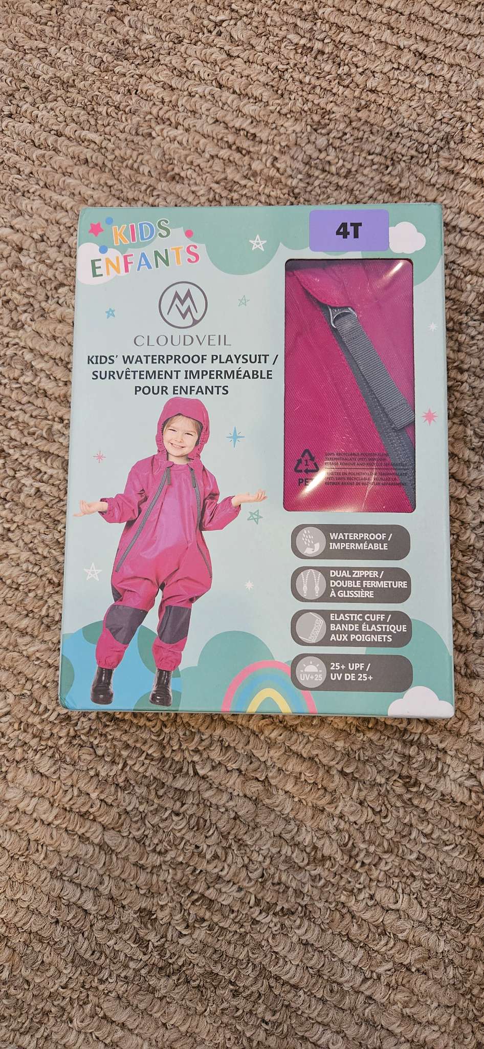 Waterproof Playsuit 4T, Kids 4/4T