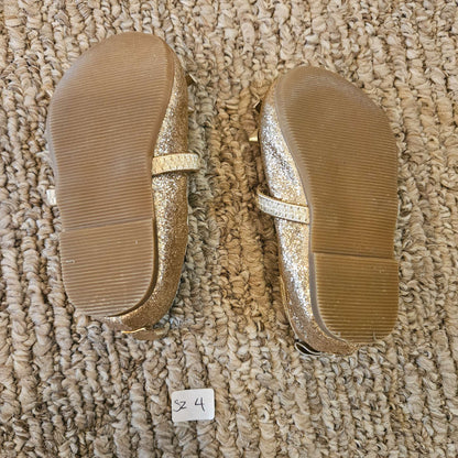 Girls' Glitter Ballet Flats size 4, Shoes 4 (Baby: 0-12 mth)