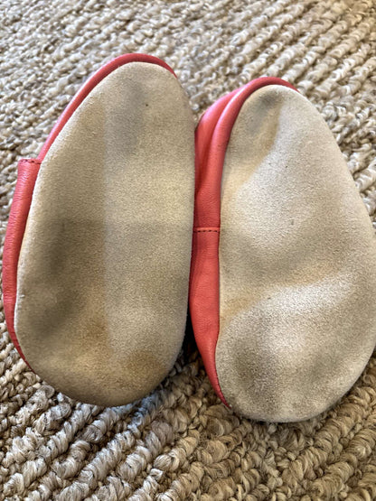 Ladybug leather indigenous shoes sz 12-18mths , Shoes 0 (Baby: 0-12 mth)