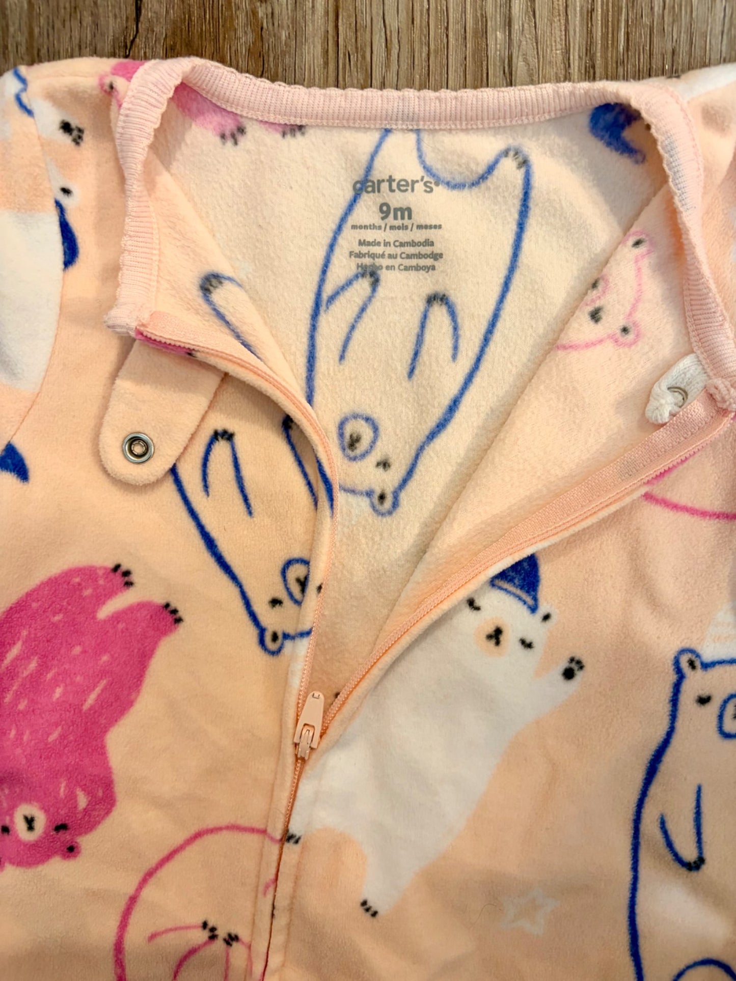 Fleece Sleeper, Kids 9 Month (6-9M)