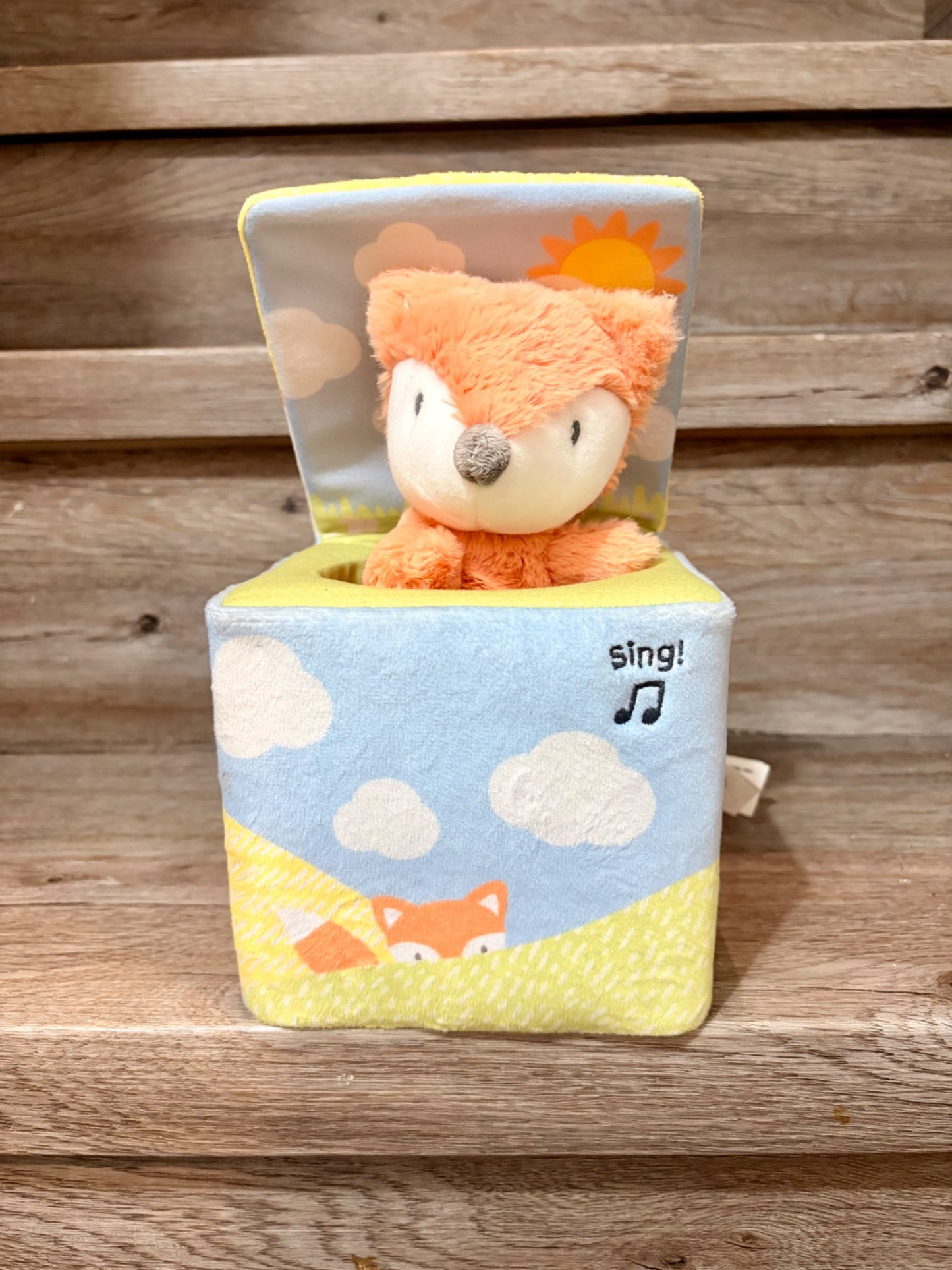Fox in a Box Musical Toy