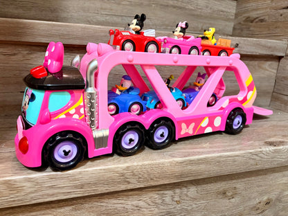 Minnie Mouse Truck with Little Cars