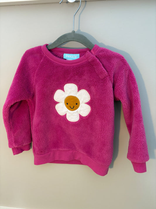 Pekkle flower cozy sweater 24 months , Kids 24 Month (18-24M)