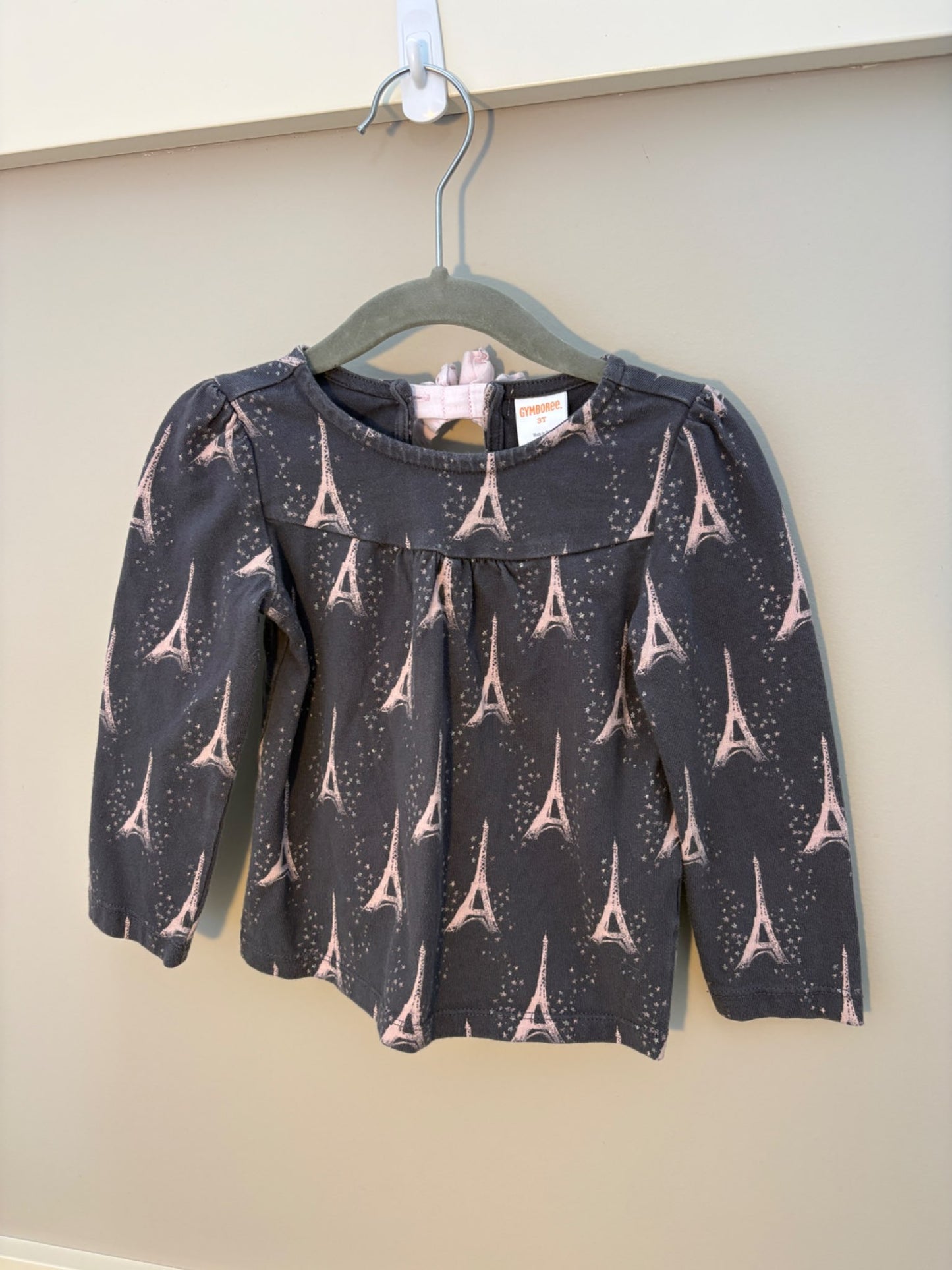 Gymboree Eiffel Tower long sleeve 3T , Kids 3T