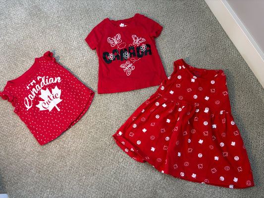 2T Canada Day bundle , Kids 2T
