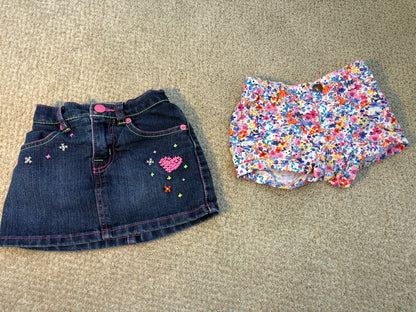 3T skort and short bundle , Kids 3T
