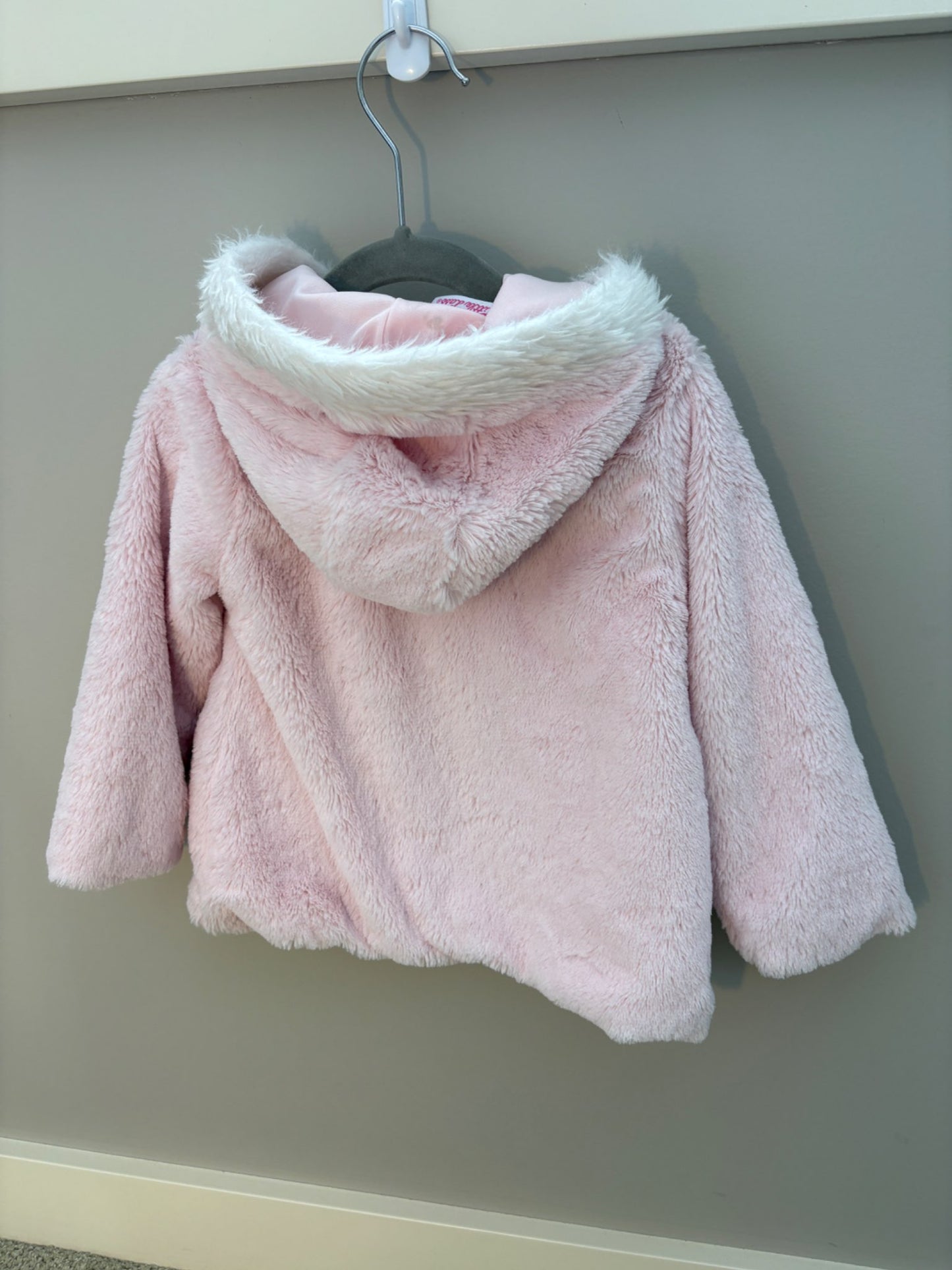 Little lass unicorn fluffy cozy sweater jacket 24 months , Kids 24 Month (18-24M)