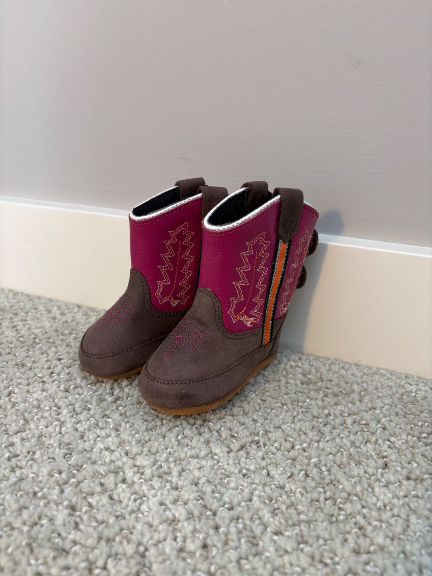 Newborn cowboy boots the cutest for stampede , Shoes 0 (Baby: 0-12 mth)