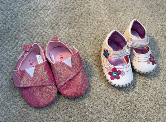 Baby shoe bundle sparkle esprit and flowers, Shoes 2 (Baby: 0-12 mth)