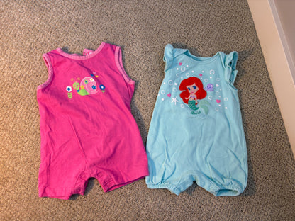 Short romper lot 3-6 month, Kids 6 Month (3-6M)