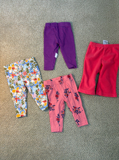 Vibrant 3-6 month pant lot, Kids 6 Month (3-6M)