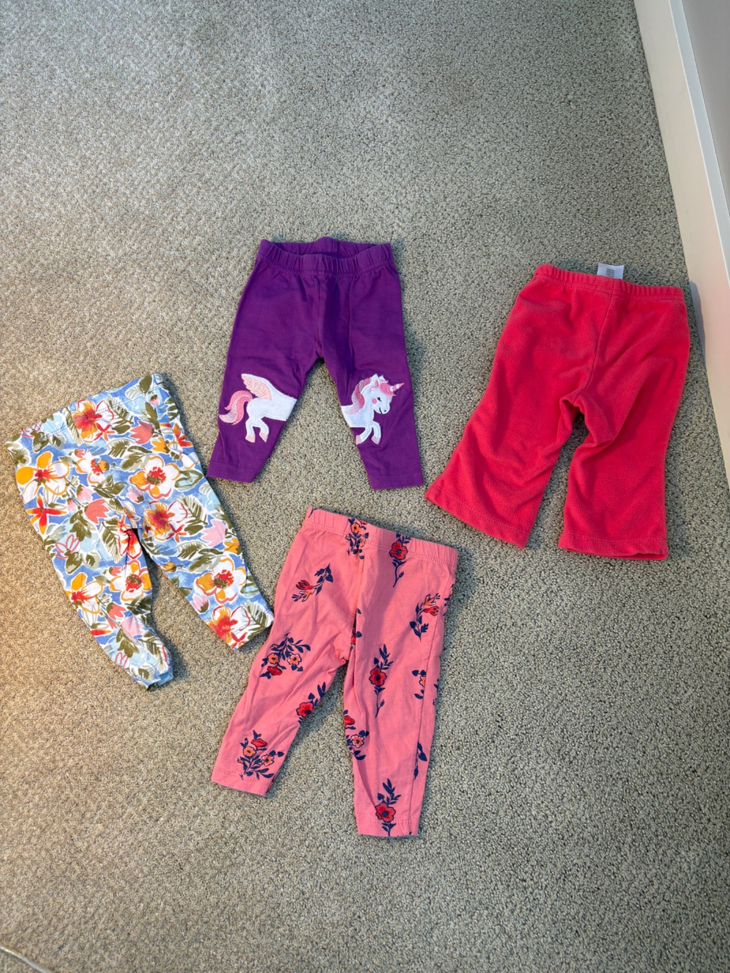 Vibrant 3-6 month pant lot, Kids 6 Month (3-6M)