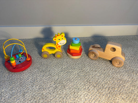 Wooden toy bundle