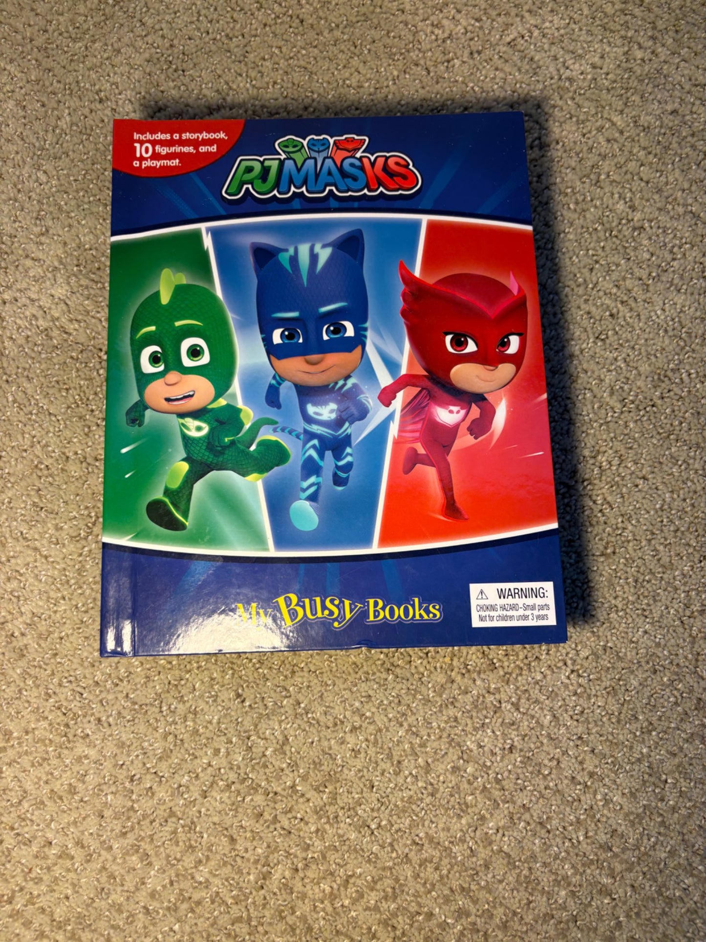PJ mask busy book with figures