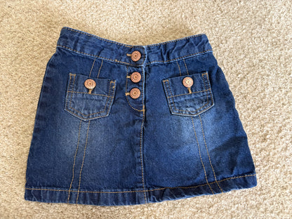 Jean skirt size 5T, Kids 5/5T
