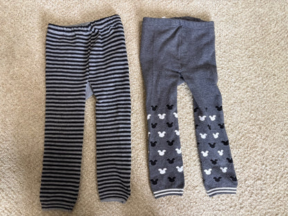 Thick tights with cute bums fits 2T/3T