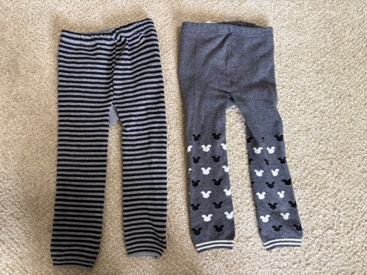 Thick tights with cute bums fits 2T/3T