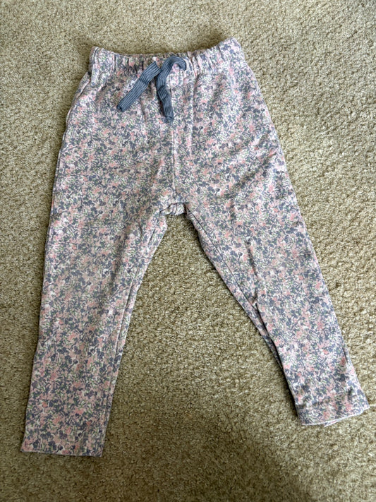 Soft floral cozy pants 24m, Kids 24 Month (18-24M)