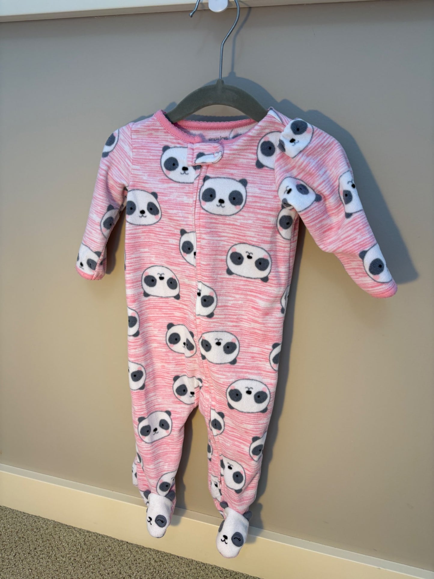Fleece Pajamas 3-6 month  , Kids 6 Month (3-6M)