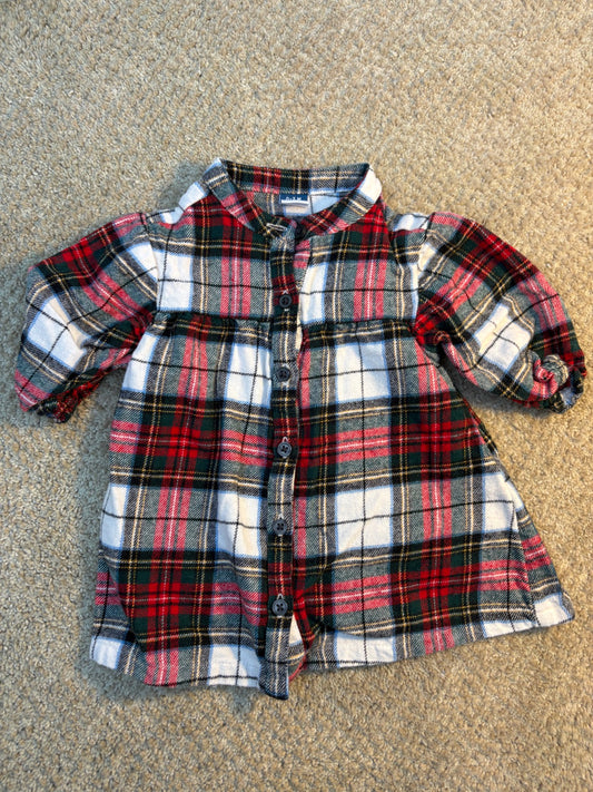 0-3 month plaid dress, Kids 3 Month (0-3M)
