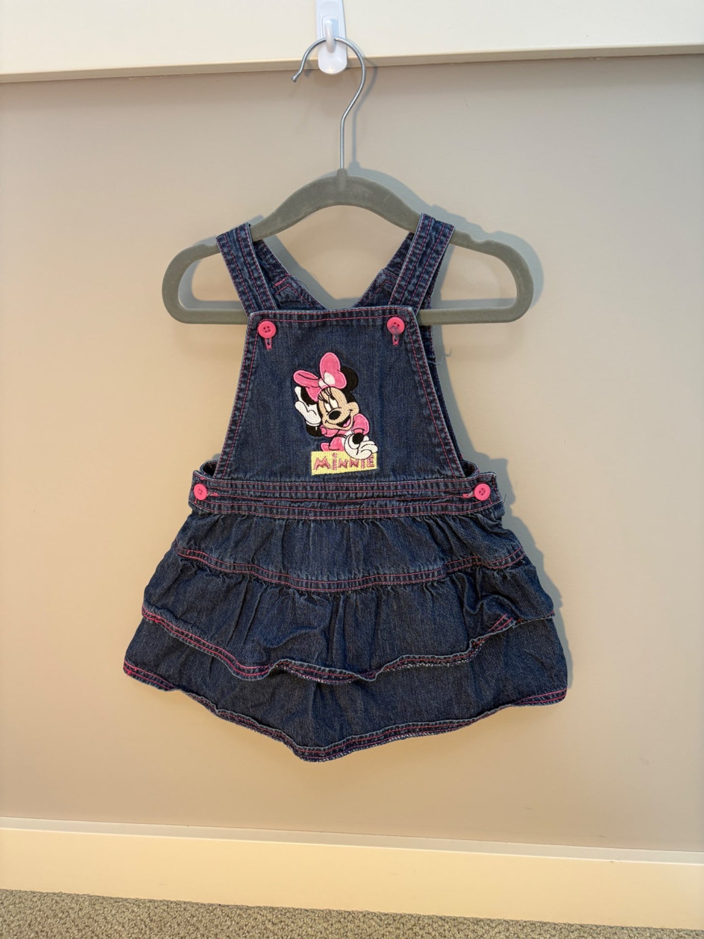 Minnie overall Jean dress 12-18 months, Kids 18 Month (12-18M)