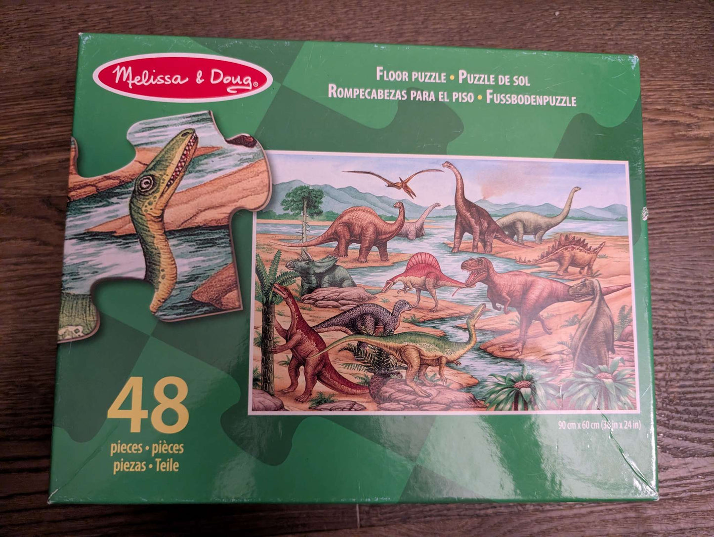 Melissa and Doug dinosaur floor puzzle