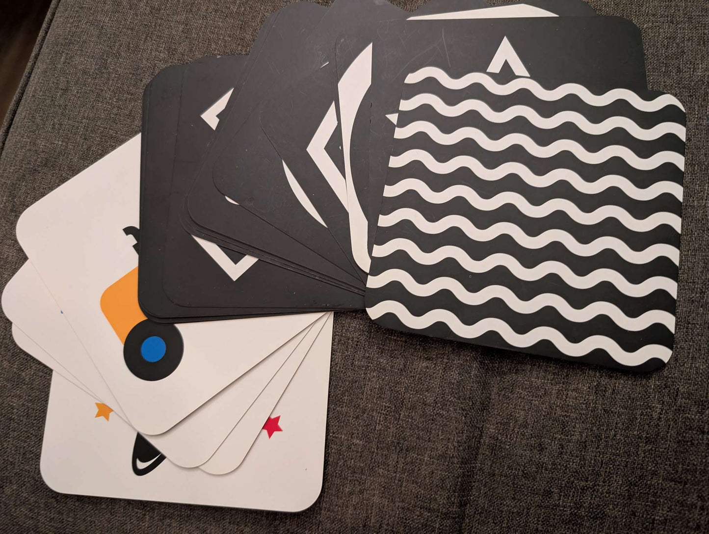 Baby visual stimulation cards