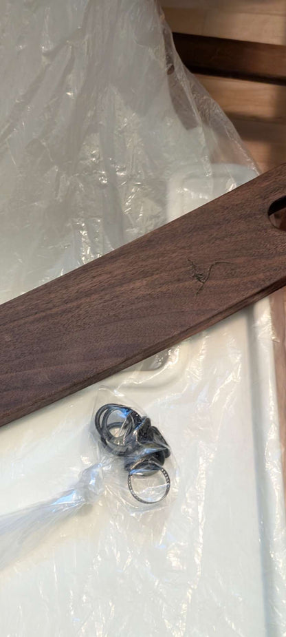 Walnut Footrest for Ikea Antilop highchair