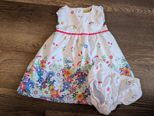 Penelope Mack 12M Girls Flower Dress Set, Kids 12 Month (9-12M)