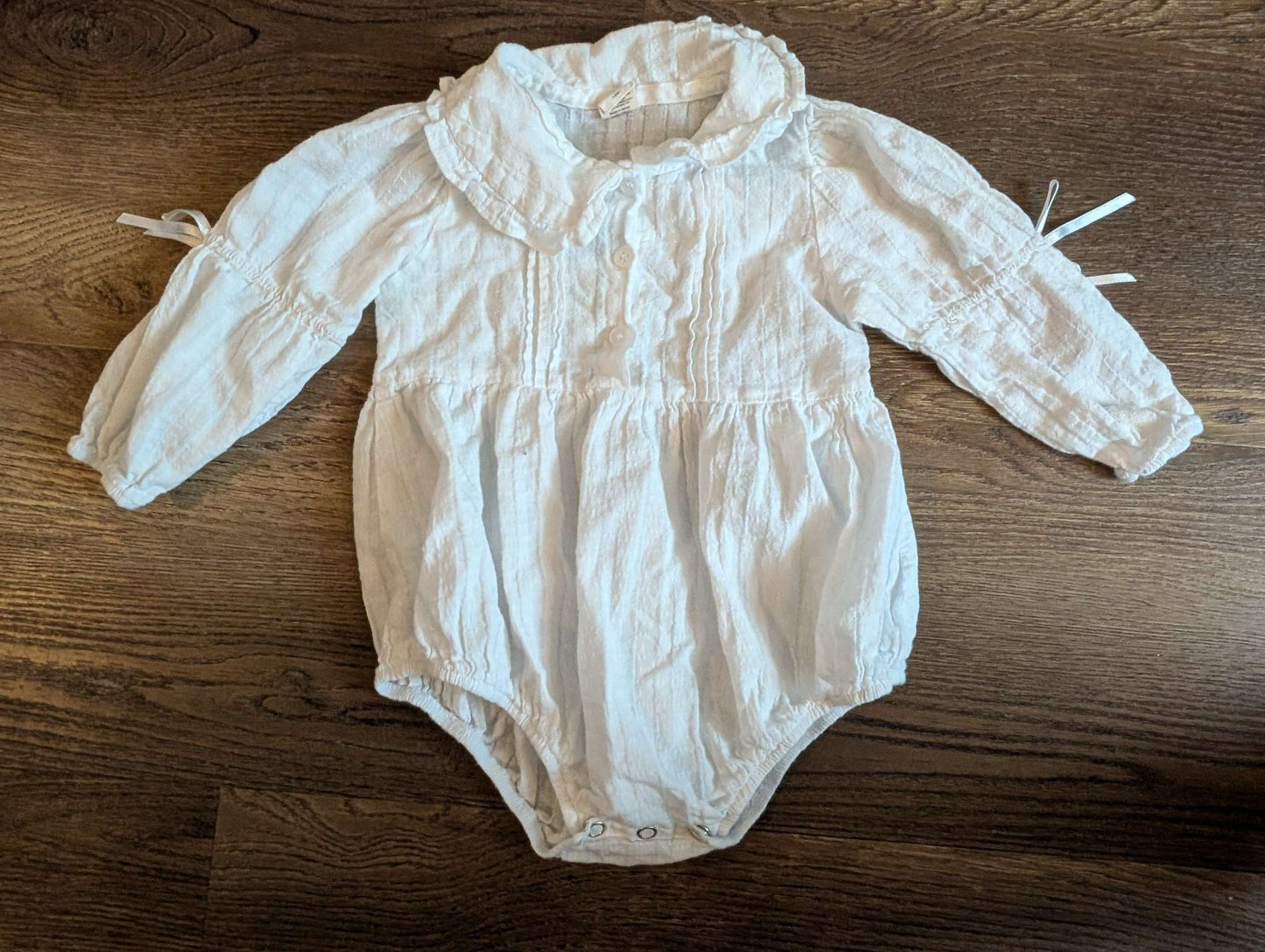 Preppy 12M baby girl shirt-bodysuit bundle, Kids 12 Month (9-12M)