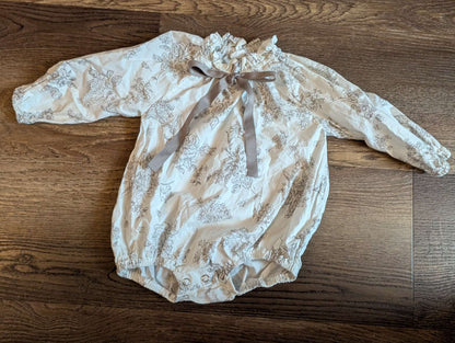 Preppy 12M baby girl shirt-bodysuit bundle, Kids 12 Month (9-12M)
