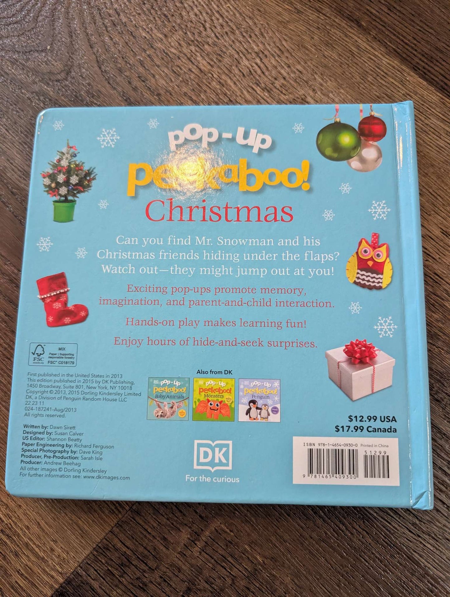 Pop-Up Peekaboo! Christmas book