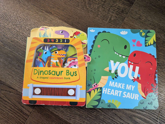 Dinosaur board book bundle