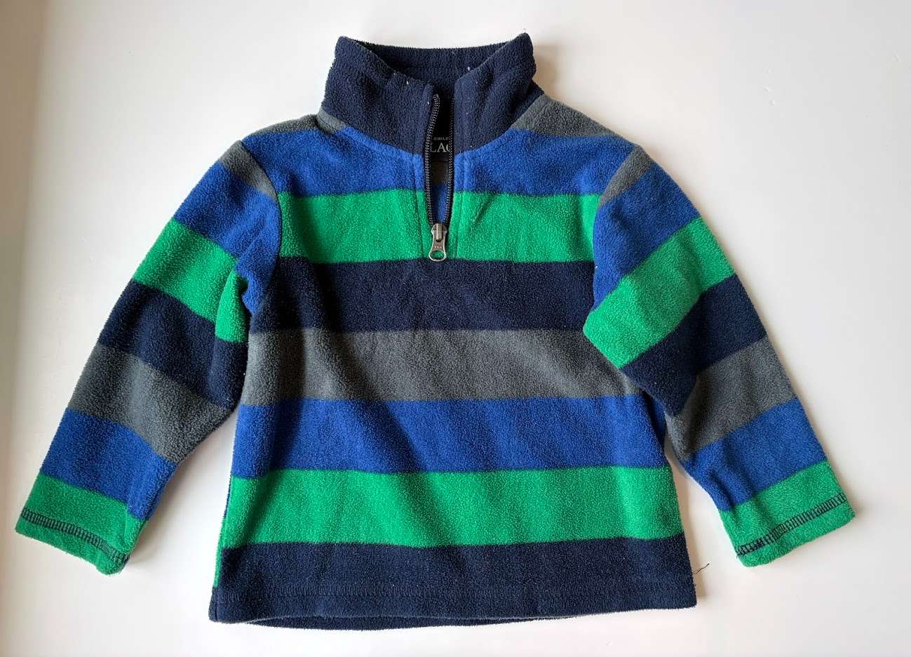 Boys Quarter Zip Fleece Sweater, Childrens Place, 12-18m, Kids 18 Month (12-18M)