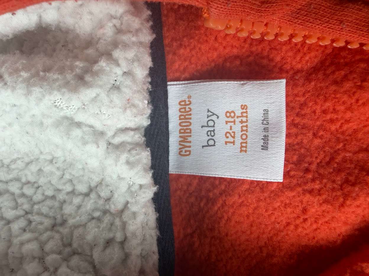 Baby Zip-up Fox Hoodie 12-18m, Kids 18 Month (12-18M)