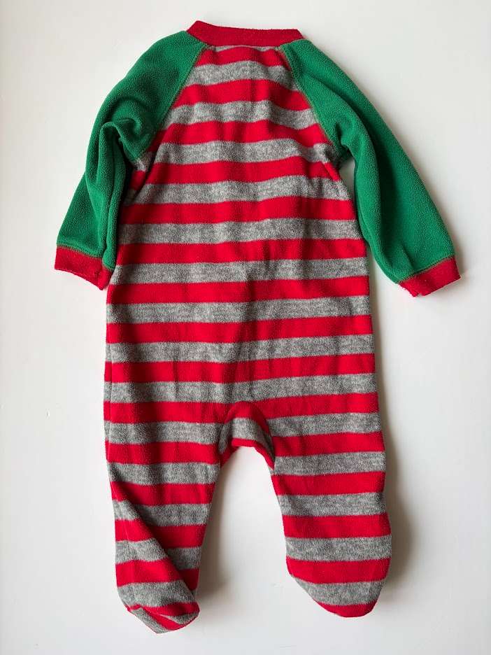 Infant Fleece Santa Claus Sleeper 3-6m, Kids 6 Month (3-6M)