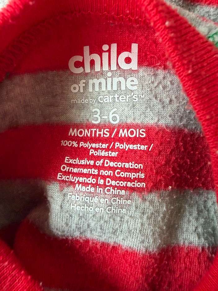 Infant Fleece Santa Claus Sleeper 3-6m, Kids 6 Month (3-6M)