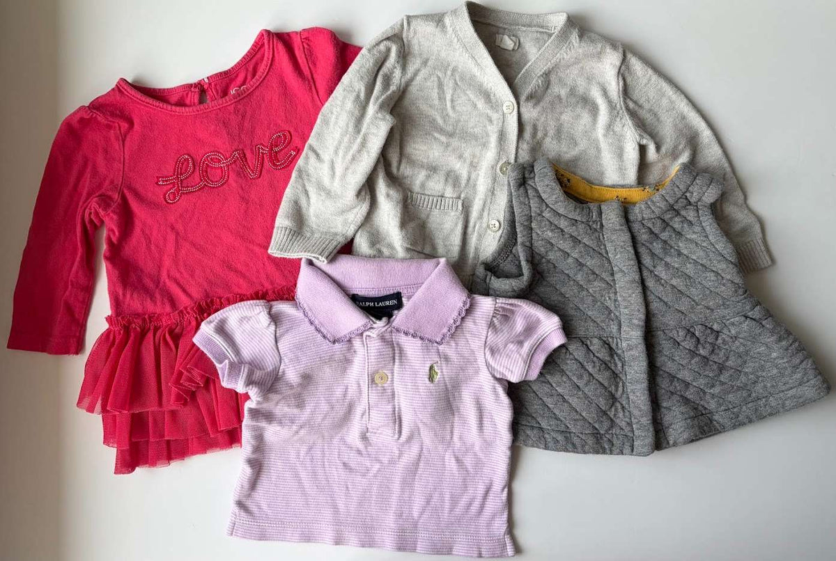 Girls Bundle 6-12m (4 items), Kids 12 Month (9-12M)