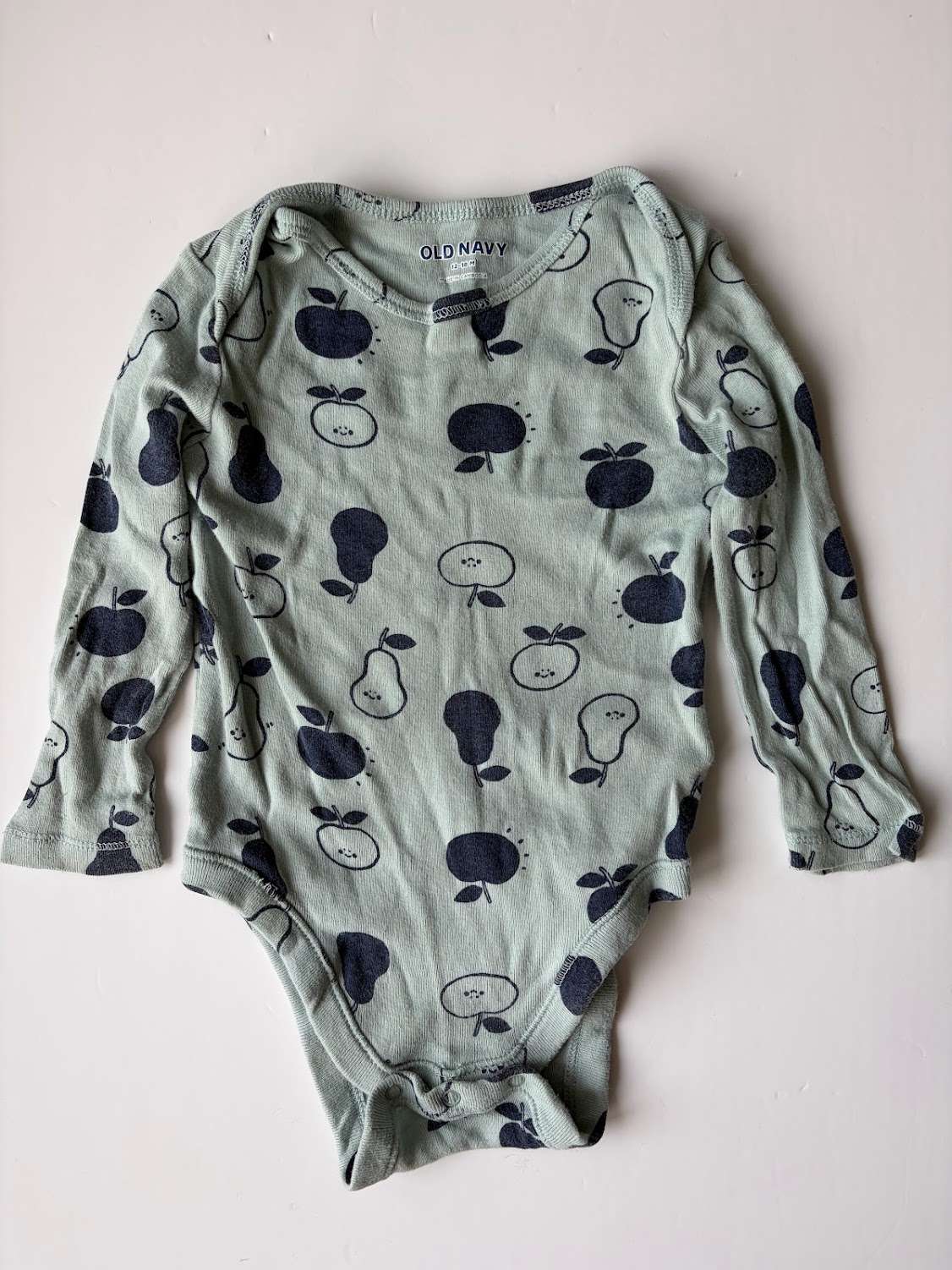 Old Navy Baby Long Sleeve Bodysuit 12-18m, Kids 18 Month (12-18M)
