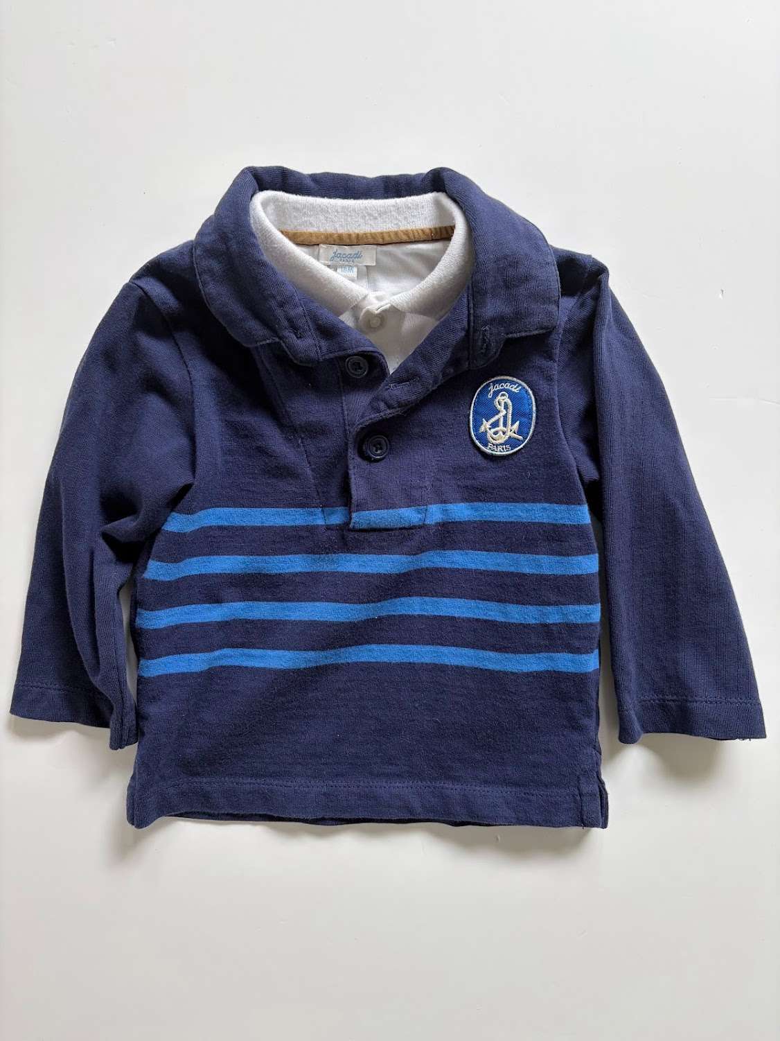 Jacadi Paris Boys Long Sleeve Shirt 18m, Kids 18 Month (12-18M)
