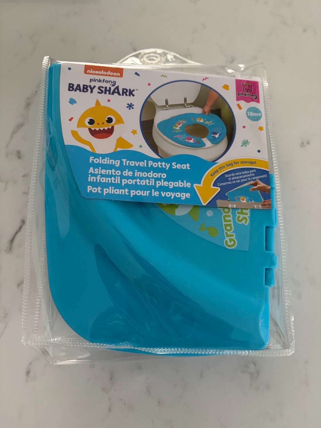 Baby Shark Folding Travel Potty Seat