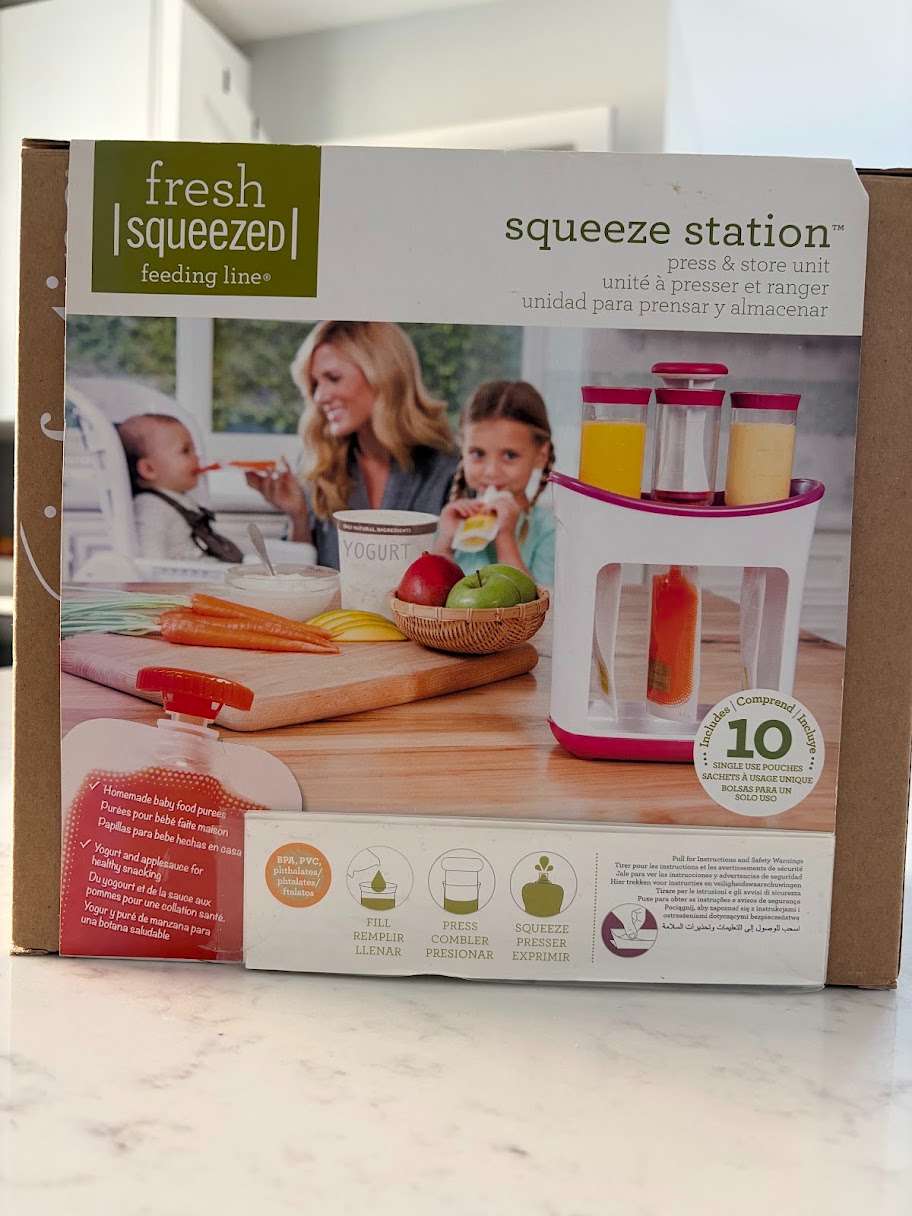 Brand New Infantino Squeeze Station, Baby Food Maker