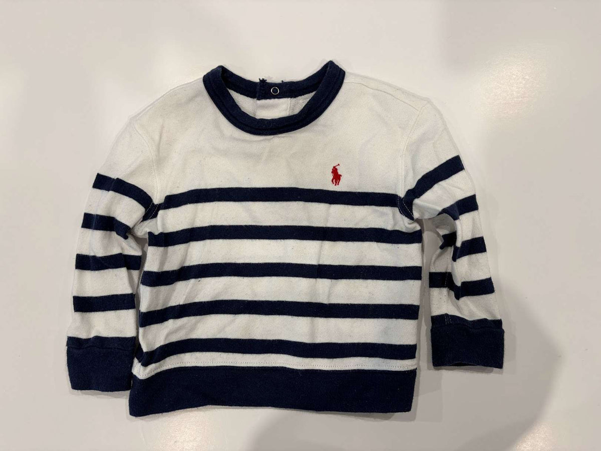 Polo Ralph Lauren Striped Sweatshirt 12m, Kids 12 Month (9-12M)