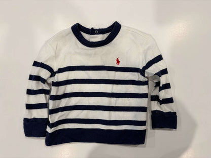 Polo Ralph Lauren Striped Sweatshirt 12m, Kids 12 Month (9-12M)